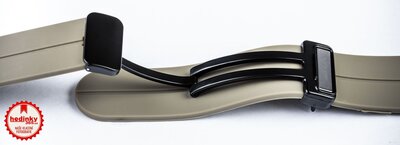 Silikonový řemínek Ricardo 22mm (pro Huawei Watch GT 4, 5), hnědý, Quick Release