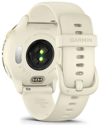 Garmin Vívoactive 6, Lunar Gold / Ivory, Silicone Band