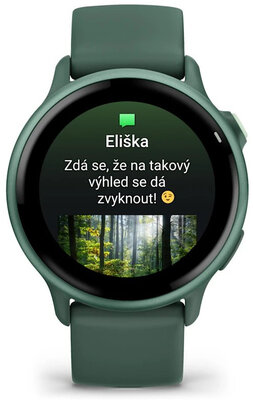 Garmin Vívoactive 6, Metallic Jasper Green / Jasper Green, Silicone Band