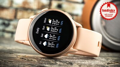 Garmin Vívoactive 6, Metallic Pink Dawn / Pink Dawn, Silicone Band