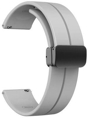 Silikonový řemínek Ricardo 22mm (pro Amazfit Bip 5, 6), šedý, Quick Release