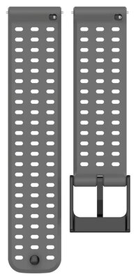 Silikonový řemínek Ricardo 22mm (pro Suunto 9 Peak, Race, Vertical), šedý, Quick Release