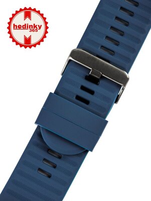 Silikonový řemínek Ricardo Livigno 26mm, Dark Blue, QuickFit
