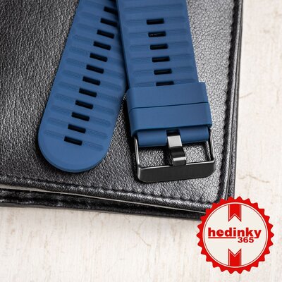 Silikonový řemínek Ricardo Livigno 26mm, Dark Blue, QuickFit