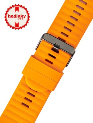 Silikonový řemínek Ricardo Livigno 26mm, Orange, QuickFit