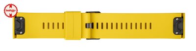 Silikonový řemínek Ricardo Livigno 26mm, Yellow, QuickFit