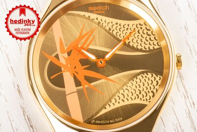 Swatch Golden Red Bamboo SYXZ105