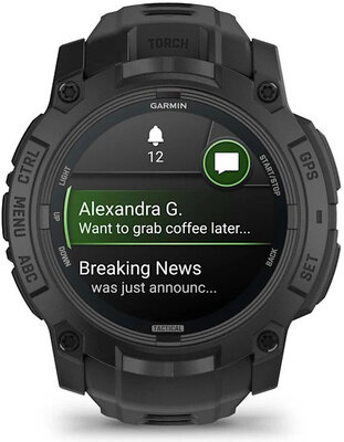 Garmin Instinct 3 AMOLED 50mm, Tactical Edition, Black