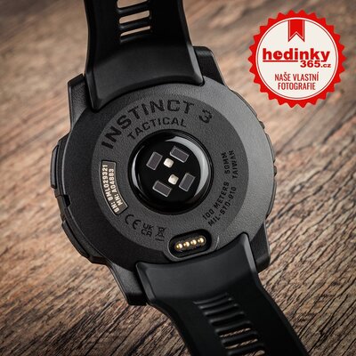 Garmin Instinct 3 SOLAR 50mm, Tactical Edition, Black
