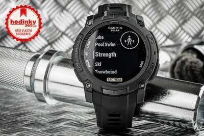 Garmin Instinct 3 SOLAR 50mm, Tactical Edition, Black