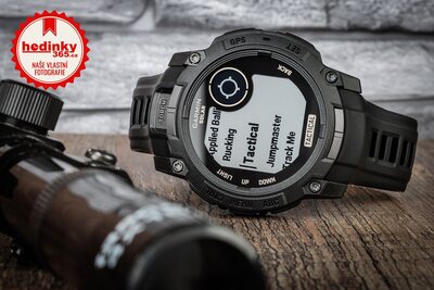 Garmin Instinct 3 SOLAR 50mm, Tactical Edition, Black