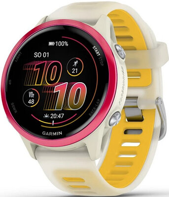 Garmin Forerunner 570 42mm, Raspberry, Bone/Mango