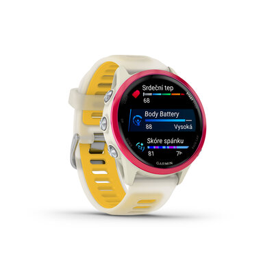 Garmin Forerunner 570 42mm, Raspberry, Bone/Mango