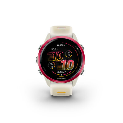Garmin Forerunner 570 42mm, Raspberry, Bone/Mango