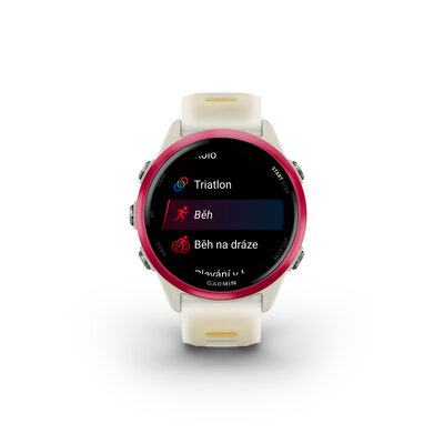Garmin Forerunner 570 42mm, Raspberry, Bone/Mango
