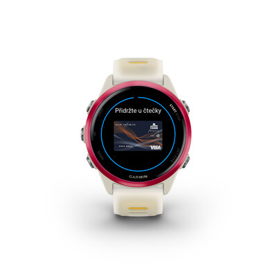 Garmin Forerunner 570 42mm, Raspberry, Bone/Mango