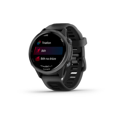 Garmin Forerunner 570 42mm, Slate Gray, Translucent Black