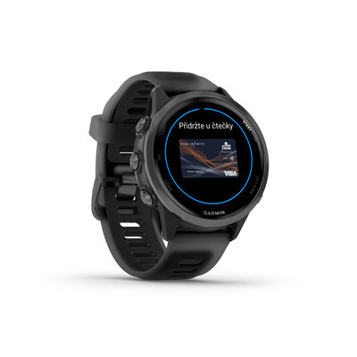 Garmin Forerunner 570 42mm, Slate Gray, Translucent Black