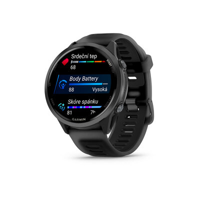 Garmin Forerunner 570 (47mm), Slate Gray, Translucent Black