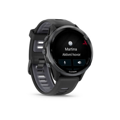Garmin Forerunner 970 Carbon Grey DLC, Black