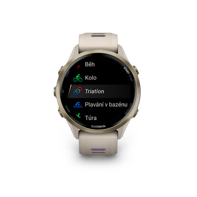 Garmin Forerunner 970, Soft Gold, French Grey, Indigo