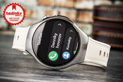 Huawei Watch 5 42mm LTE Silver, White Composite Strap