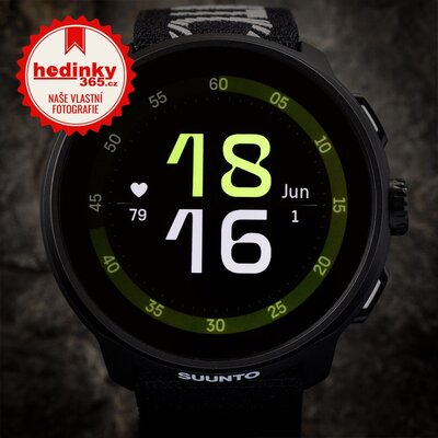 Suunto Run All Black (textilní řemínek)
