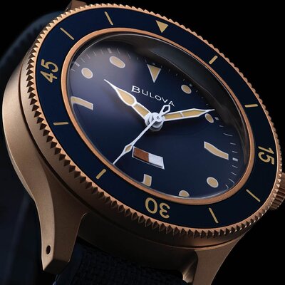 Bulova Archive Series Mil-Ships Automatic 98A325 150th Anniversary Special Edition