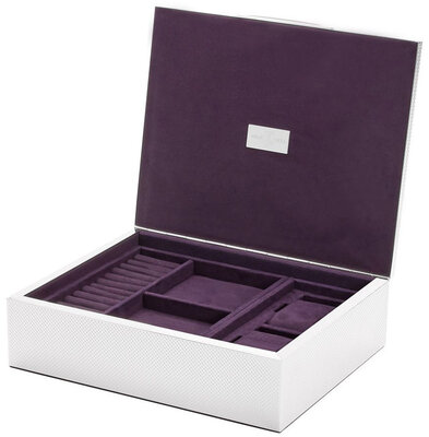 Kazeta na hodinky Wolf Silver 190001