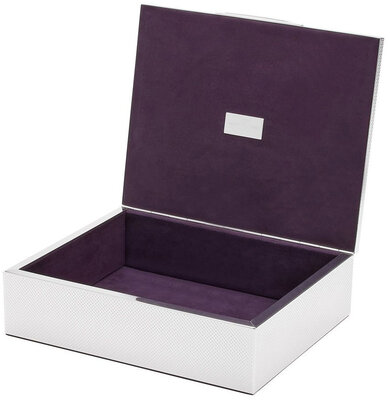 Kazeta na hodinky Wolf Silver 190001