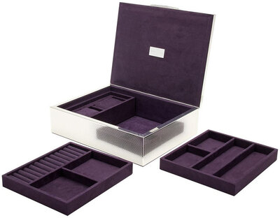 Kazeta na hodinky Wolf Silver 190001