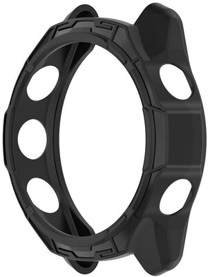 Ochranný kryt (pro Garmin Forerunner 570, 47mm), silikonový, černý