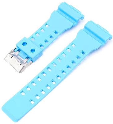 Plastový řemínek Ricardo 16mm (pro Casio G-Shock GA-100, GA-110, GD-120, GLS-100), modrý V2