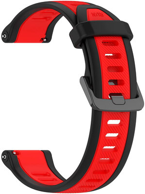Silikonový řemínek Ricardo 20mm (Garmin Venu, Venu Sq, Venu Sq 2, Venu 2 plus aj.), červený, Quick Release