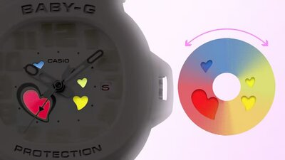 Casio Baby-G BGA-10-7AER Playful Hearts Series
