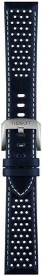 Kožený řemínek Tissot T852.050.051 20mm, modrý