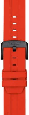 Silikonový řemínek Tissot T852.048.933 22mm, červený