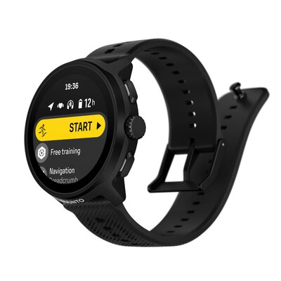 Suunto Run All Black (silikonový řemínek)