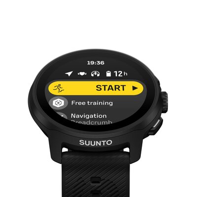 Suunto Run All Black (silikonový řemínek)