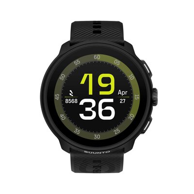 Suunto Run All Black (silikonový řemínek)