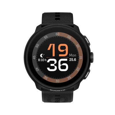 Suunto Run All Black (silikonový řemínek)