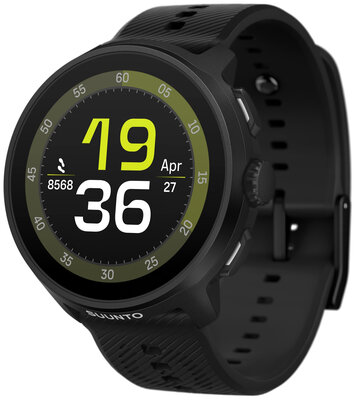 Suunto Run All Black (silikonový řemínek)