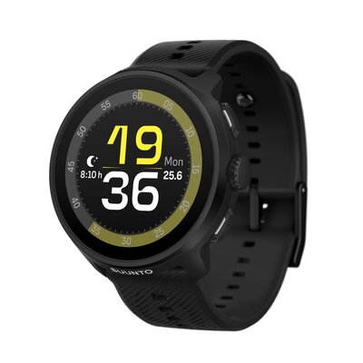 Suunto Run All Black (silikonový řemínek)
