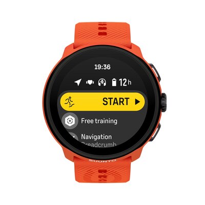 Suunto Run Coral Orange (silikonový řemínek)