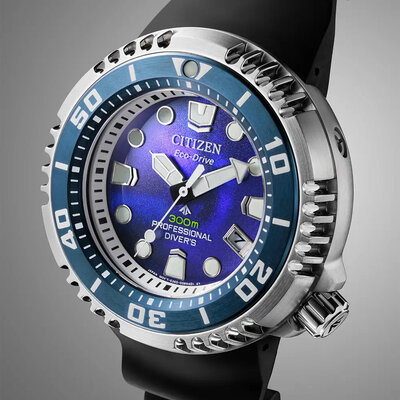 Citizen Promaster Marine Professional Diver Eco-Drive BN1025-08L Unite With Blue Limited Edition 4800pcs (+ prodlužovací díl)