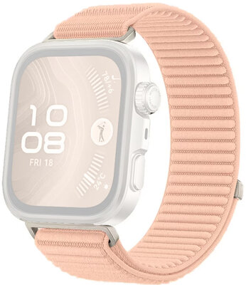 Nylonový řemínek Ricardo (pro Huawei Watch Fit 3, 4, 4 Pro), růžový