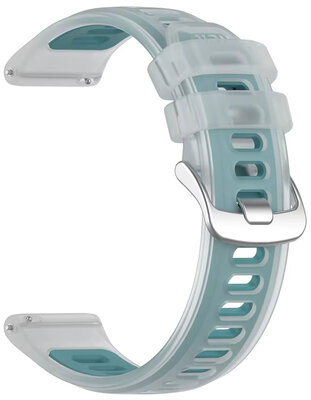 Silikonový řemínek Ricardo 20mm (pro Garmin Forerunner 570 (42mm) aj.), modrý, Quick Release