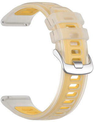 Silikonový řemínek Ricardo 22mm (pro Garmin Forerunner 570 (47mm) aj.), žlutý, Quick Release