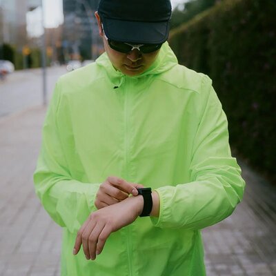 Textilní řemínek Suunto 22mm, černý, velikost S/M + M/L