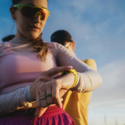 Textilní řemínek Suunto 22mm, žlutý, velikost S/M + M/L